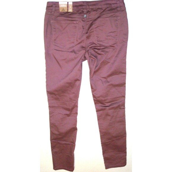 New NWT Womens 4 Prana Kayla Jeans Denim Dark Mauve Rose Pink Stretch Comfy 27 - Picture 6 of 6